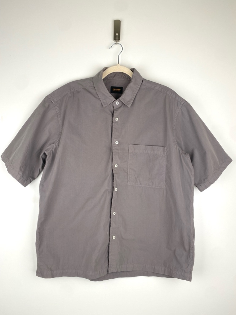 C.O.F. Studio Short-sleeve Osaka Shirt, Sz M